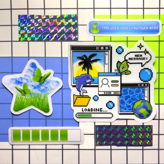 Frutiger Aero Sticker Pack
