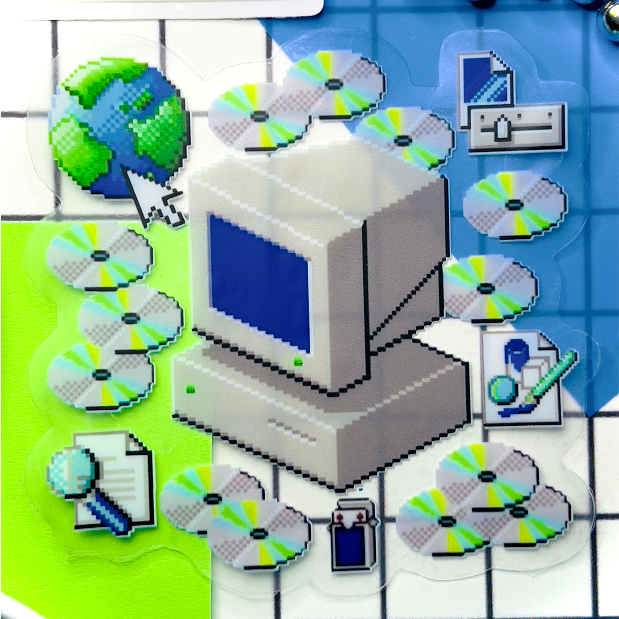 90's Retro Computer Sticker – Prismatash