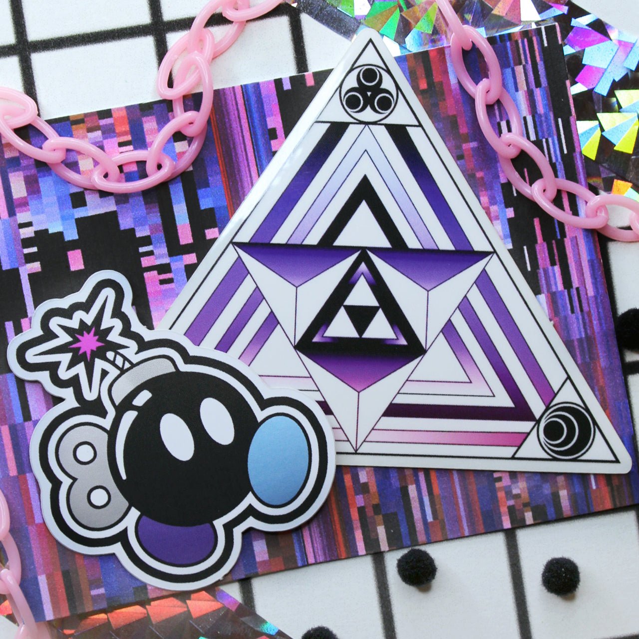 Gamer Sticker Pack | Retro Video Game Stickers | Prismatash