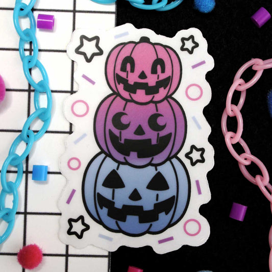 Kawaii Pastel Jack-o-lantern Halloween Sticker