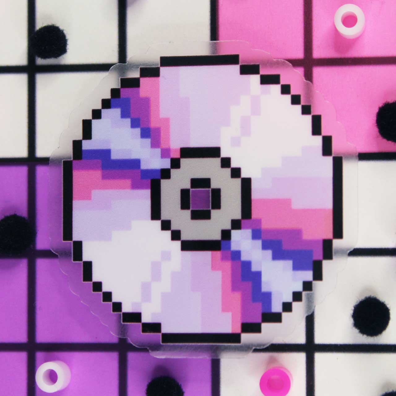 Pixel CD Sticker