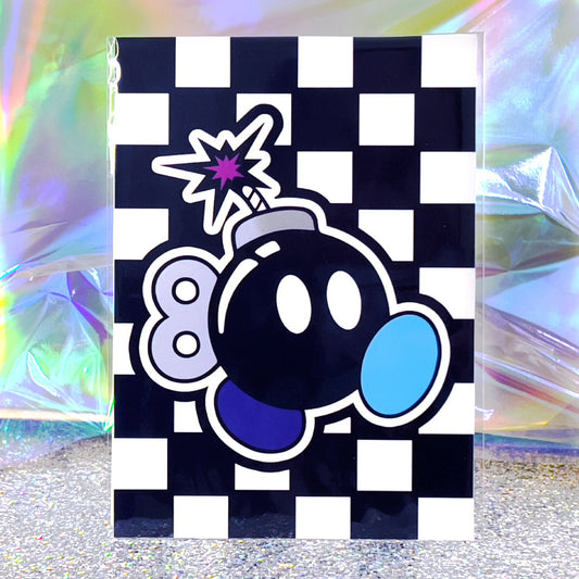 Colorbomb Checkered Mini Art Print