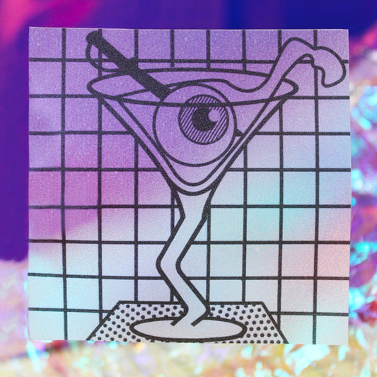 Clear Frosty Eye Stickers