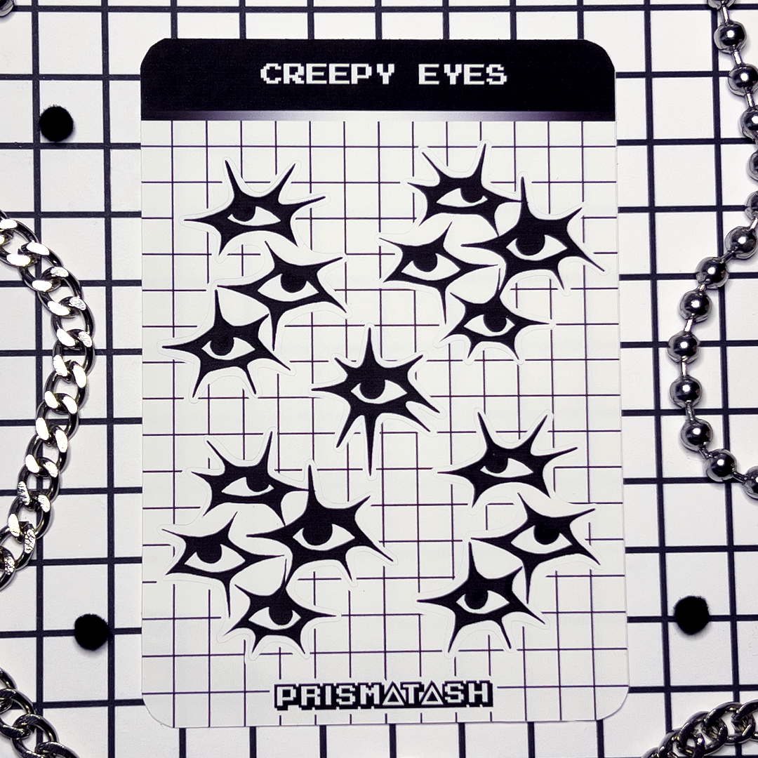 Creepy Eyes Sticker Sheet