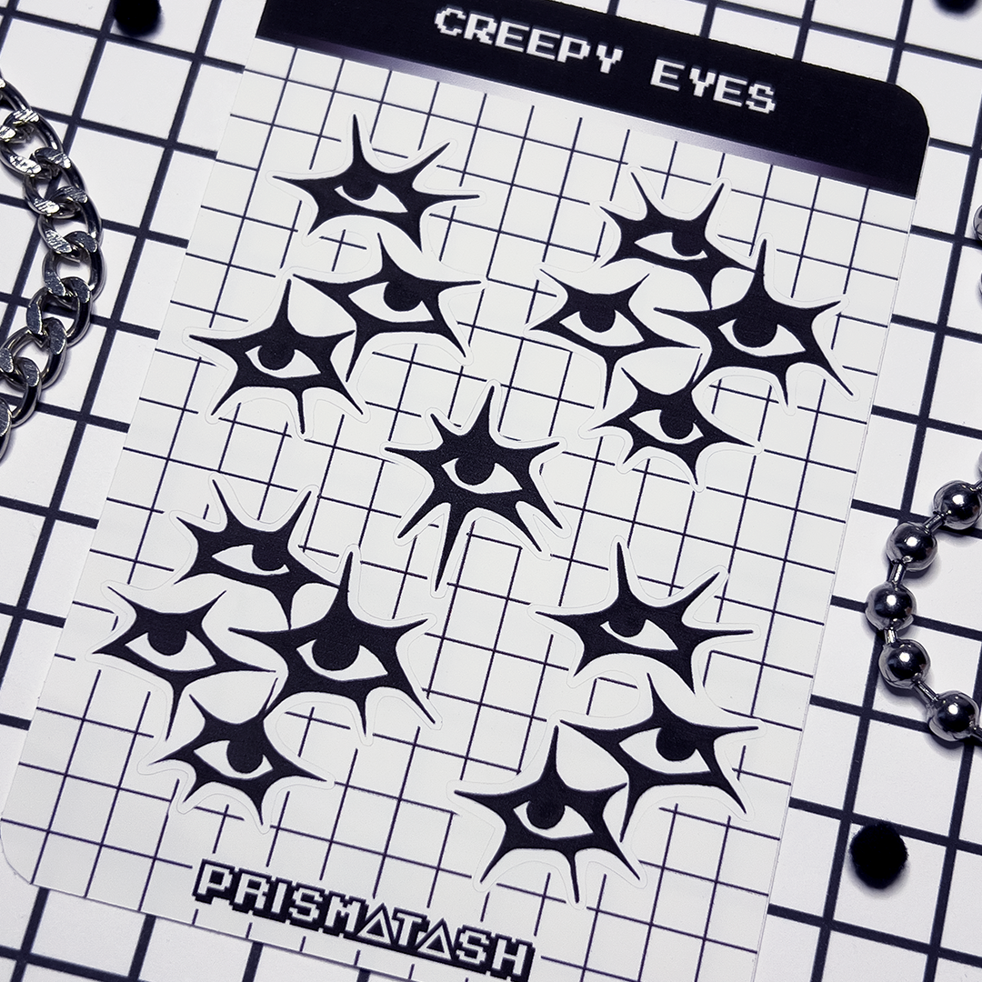 Creepy Eyes Sticker Sheet