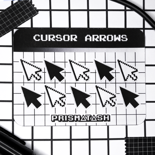 Computer Cursor Arrow Sticker Sheet | Pixel Art | Planner Deco