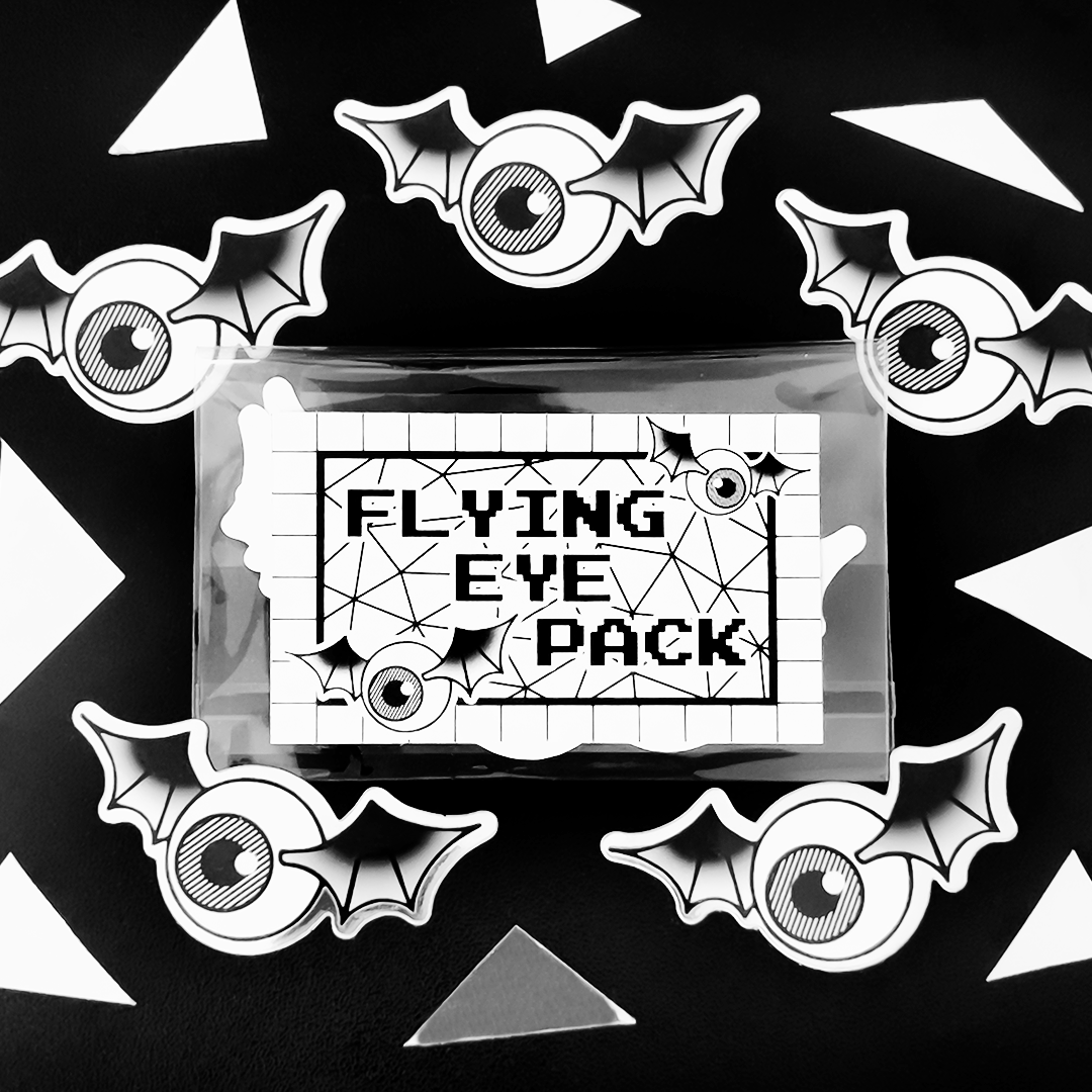 Flying Eyeball Sticker Pack