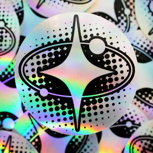 Holographic Y2k Aesthetic Sparkle Sticker