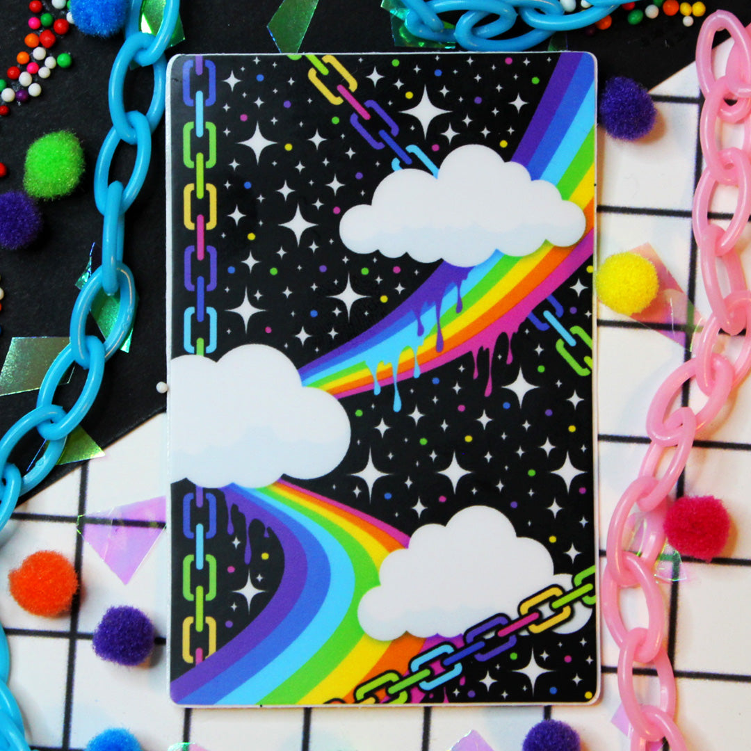 Trippy Rainbow Sticker