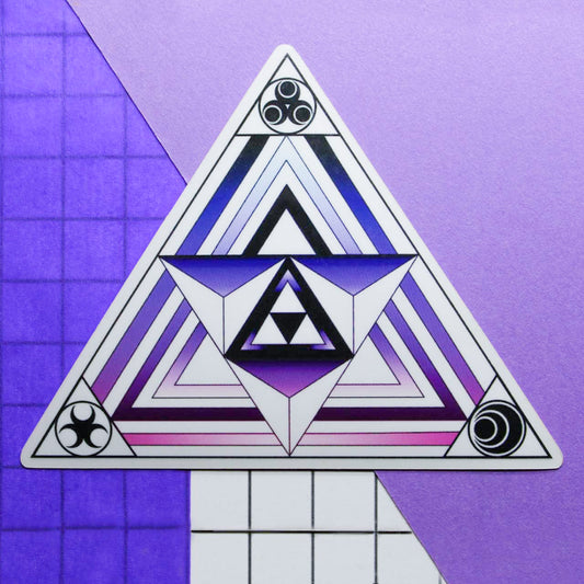 Gamer sticker, Zelda Triforce Sticker